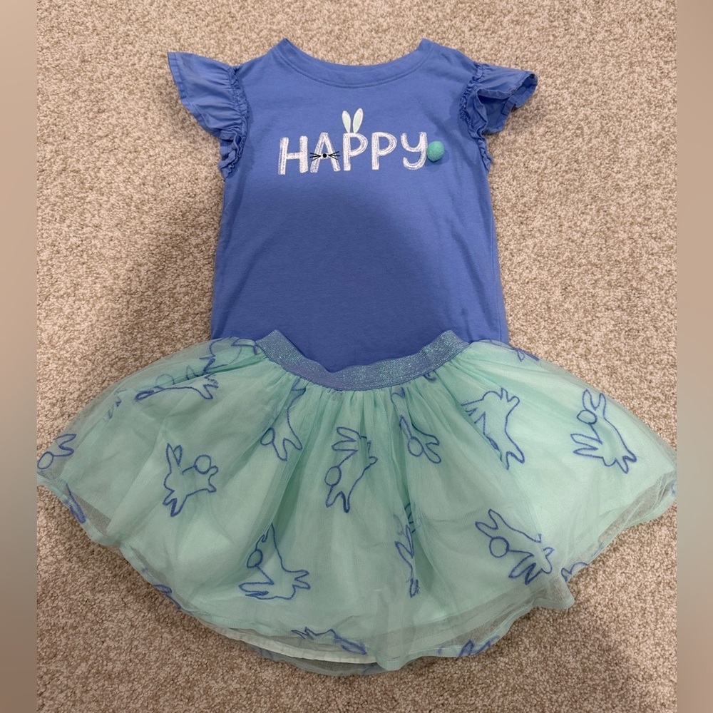 EASTER OUTFIT - Skirt and shirt